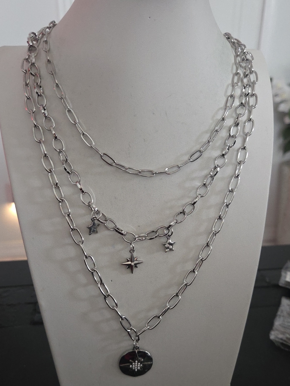 Paparazzi Under The Northern Lights Silver Necklace NWT